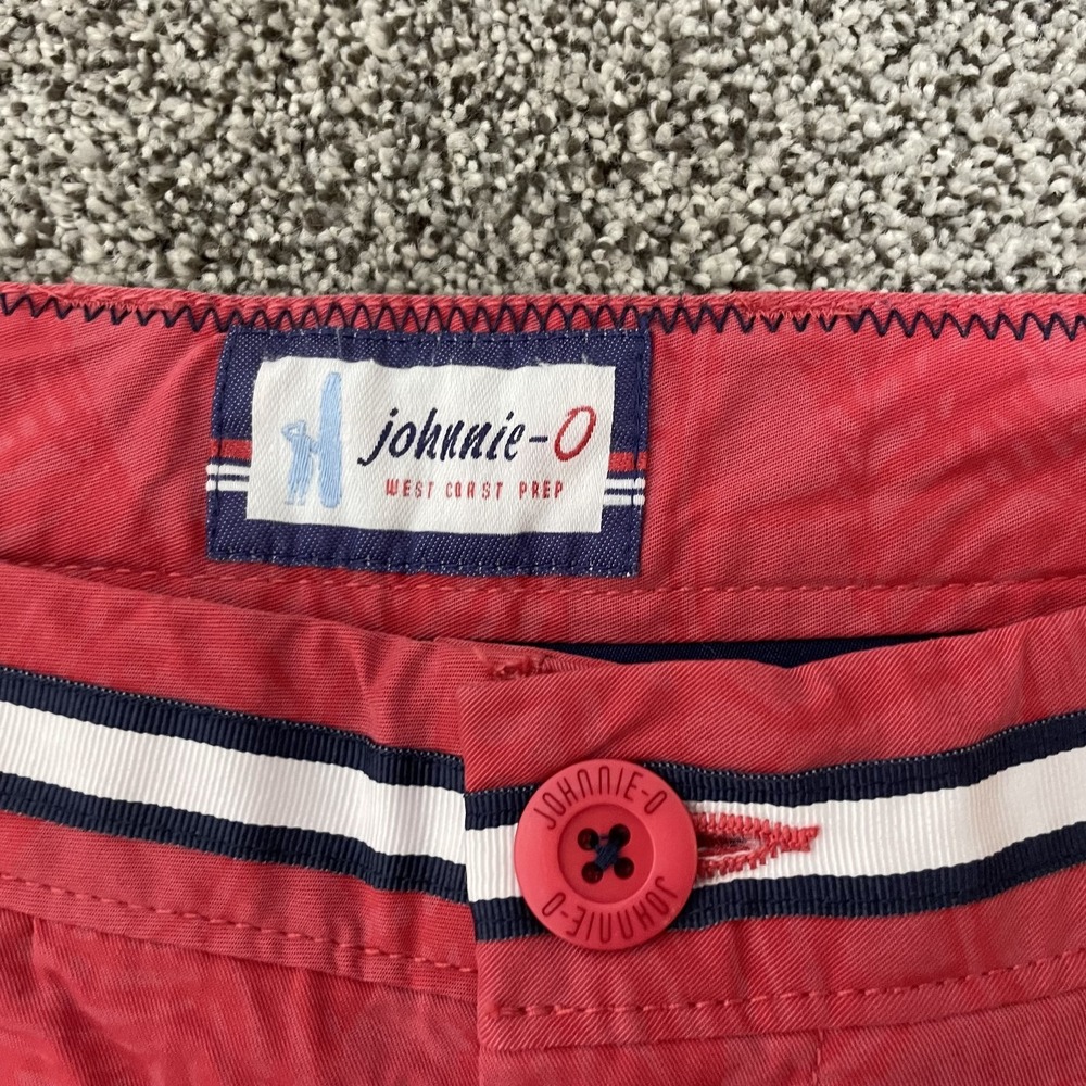 Johnnie-O Shorts Mens 34 West Coast Prep Floral Preppy Performance Stretch Golf - Picture 2 of 13
